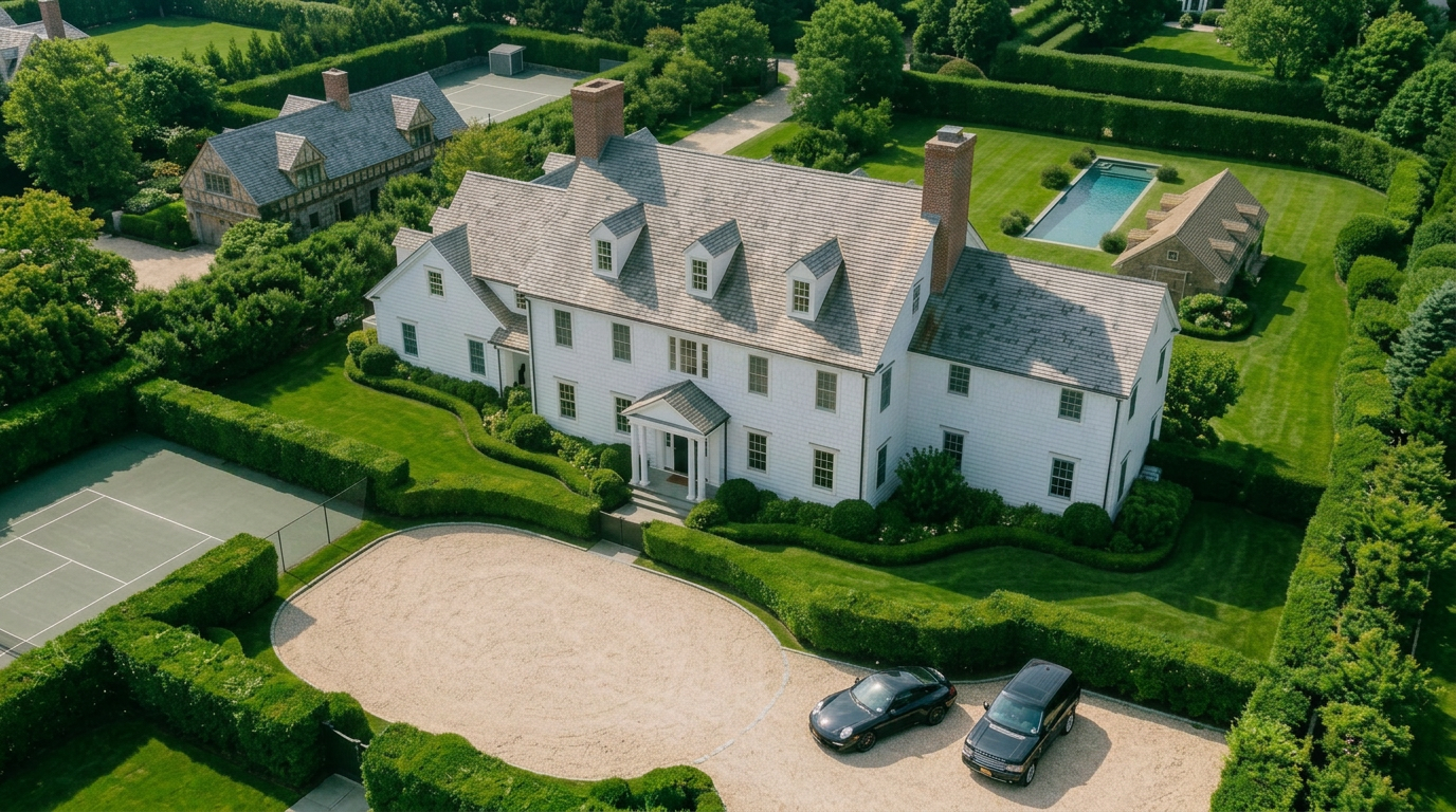 A well-maintained home exterior on Long Island